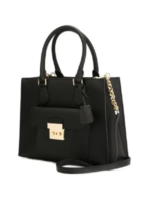 New Michael Kors BRIDGETTE MD East West Tote Saffiano Leather Black $358 handbag - Image 1 of 4