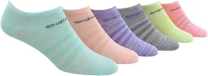 Adidas Girls 248409 No Show Socks 6-Pair Pack Size Medium (Shoe Size 13C-4Y) - Picture 1 of 2