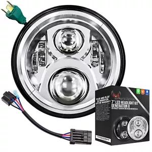 Eagle Lights 7" Chrome Gen 2 LED Headlight for 2014 - 23 Harley Touring and CVO - Bild 1 von 10