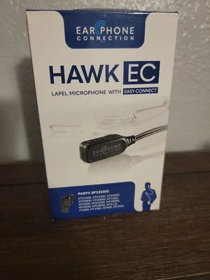 Earphone Connection Hawk EC Lapel Mic W/easy-connect - fits Motorola - Image 1 of 4
