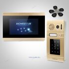 HOMSECUR 7" Video Door Entry Phone Call System+Voice Message for Apartment