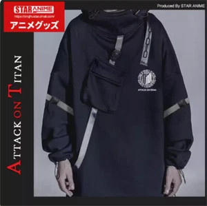 Anime Attack On Titan Levi·Ackerman Cosplay Hoodie Casual Sweatshirt Unisex  - Picture 1 of 10