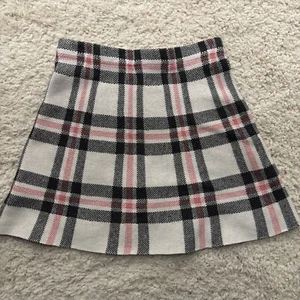 100% Cotton Plaid Girls Skirt Size 7/8 Twee Girlhoodcore Academia Preppy - Picture 1 of 5