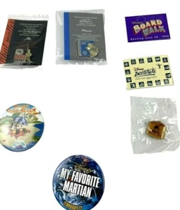 DISNEY PIN COLLECTION LOT OF 7 VERO BEACH BOARD WALK OPEN Martian Asia Animal - Picture 1 of 9