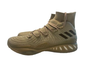 $450 ADIDAS CRAZY EXPLOSIVE PRIMEKNIT 2017 KHAKI BASKETBALL SNEAKER/SHOE US 10.5 - Picture 1 of 24