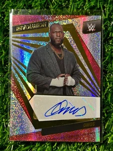 Omos Auto 2022 Panini Revolution WWE Carta Autografa AG-OMS - Foto 1 di 3