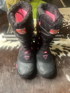 The North Face Kids Therma Felt Insulated Snow Boots 638874 Size 5 Unisex - Foto 1 di 7