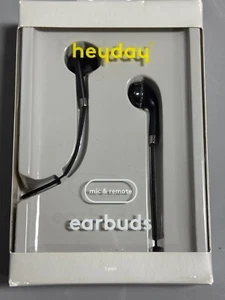 Heyday Mikrofon & Fernbedienung In-Ear Ohrhörer schwarz kabelgebunden 3,5 mm Klinke On-Cable Mikrofon - Bild 1 von 3