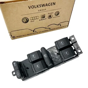 Original VW Fensterheber mit Zentralverriegelungsknopf Für Bora Passat B5 Golf - Picture 1 of 5