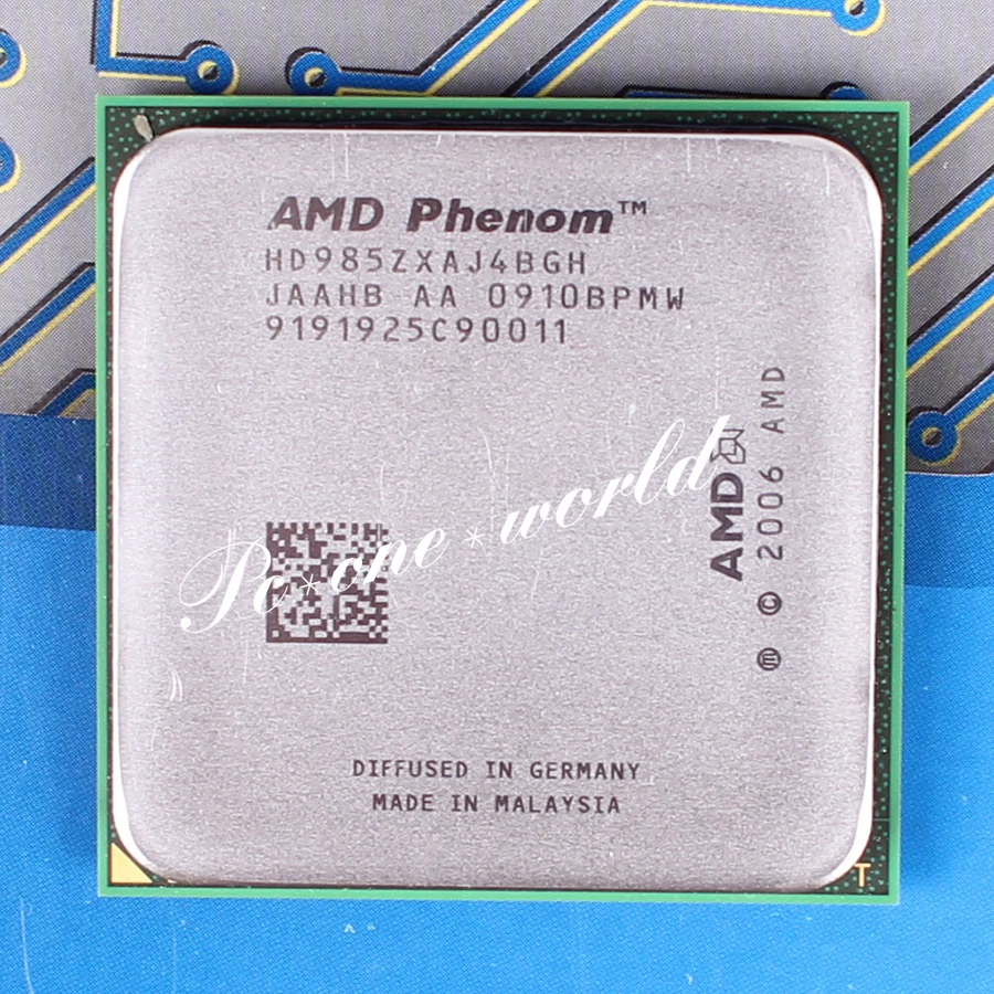 100% OK HD9850XAJ4BGH AMD Phenom X4 9850 2.5 GHz 125W Quad-Core Processor CPU - Image 1 of 1