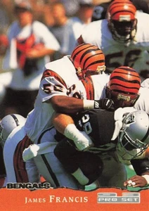 1993 Pro Set James Francis 92 Cincinnati Bengals - Picture 1 of 2