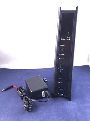 Zyxel C1100Z 802.11n VDSL2 Wireless Gateway CenturyLink WIFI Modem Router - Image 1 of 4