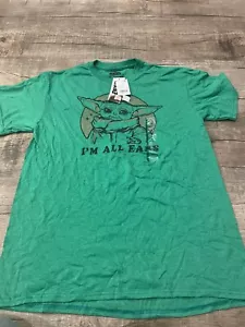 Star Wars Yoda T-Shirt "I am all Ears" Grahic T-Shirt- New with Tags Size M - Picture 1 of 5