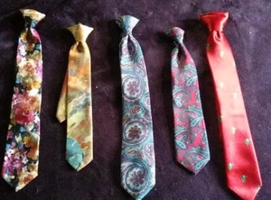 5 boys clip on ties 417 van huesen,Donegal club.room CR,Santa claus - Picture 1 of 2