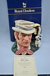 ROYAL DOULTON LTD. ED. CHARACTER JUG BILL SIKES D6981 BOXED & CERT. - Picture 1 of 10