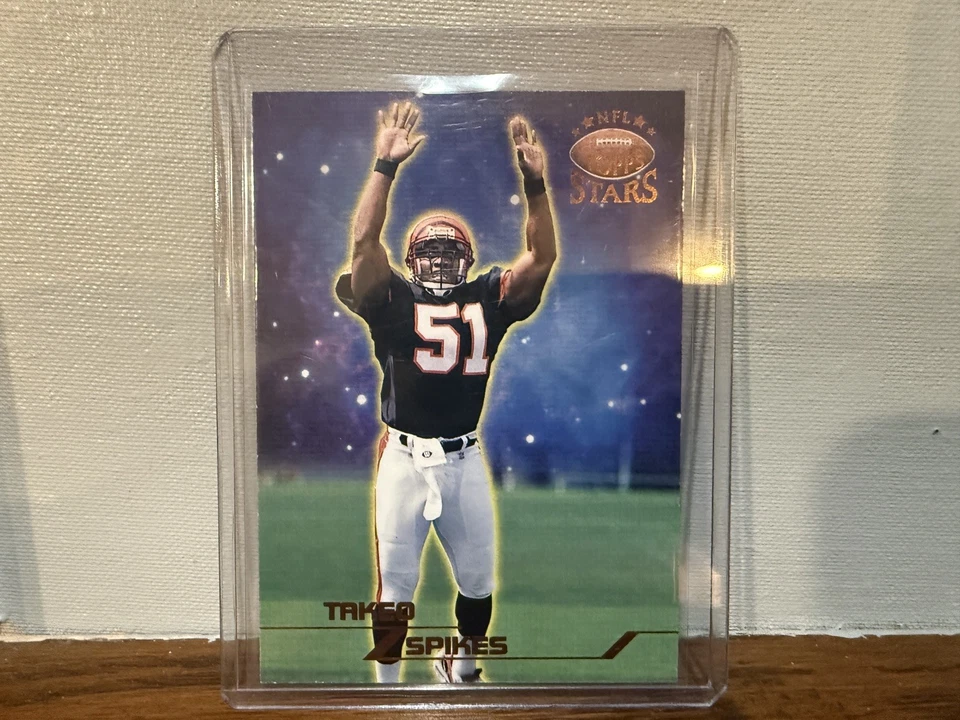 1998 Topps Stars Takeo Spikes Rookie RC #/8799 Bengals - Image 1 of 1