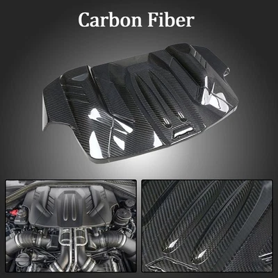 Protector de cubierta de motor de fibra de carbono para BMW F10 M5 F06 F12 F13 M6 2012-2016 Foto 1 de 4