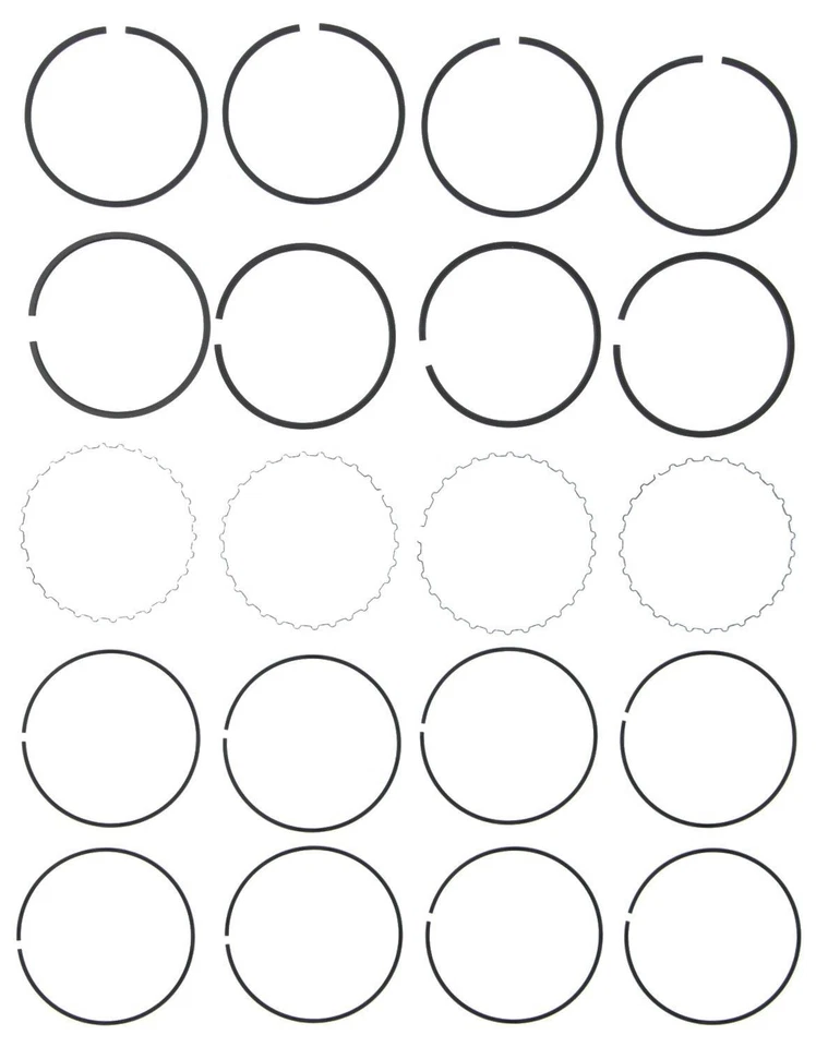 Juego de anillos de pistón de motor MAHLE 41482CP para 83-92 Celica Corolla MR2 Nova Foto 1 de 4