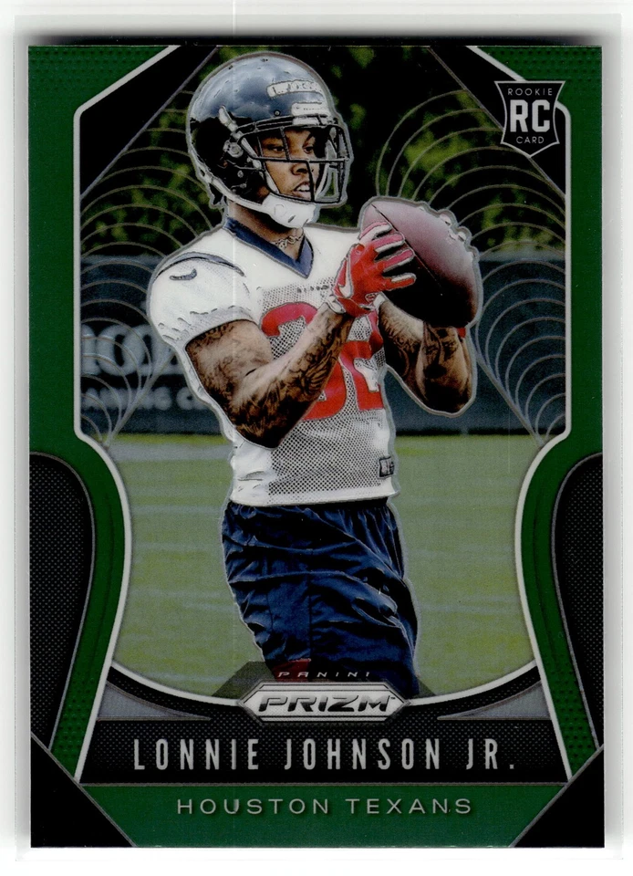 Lonnie Johnson Jr. 2019 Panini Prizm #396 Rookie Houston Texans Green RC - Image 1 of 1