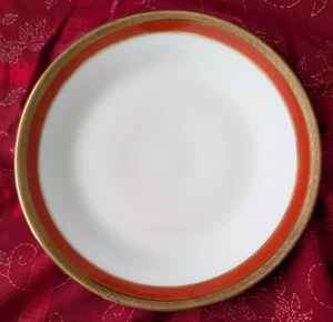VINTAGE Richard Ginori Fine China Palermo Rostrot Ersatz Untertasse, Italien - Bild 1 von 4