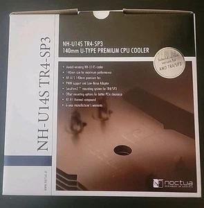 NH-U14S TR4-SP3, Premium-Grade CPU Cooler for AMD sTRX4/TR4/SP3 (140mm, Brown). - Photo 1/6
