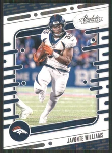 2024 Absolute #31 Javonte Williams Denver Broncos TW1654 - Foto 1 di 2