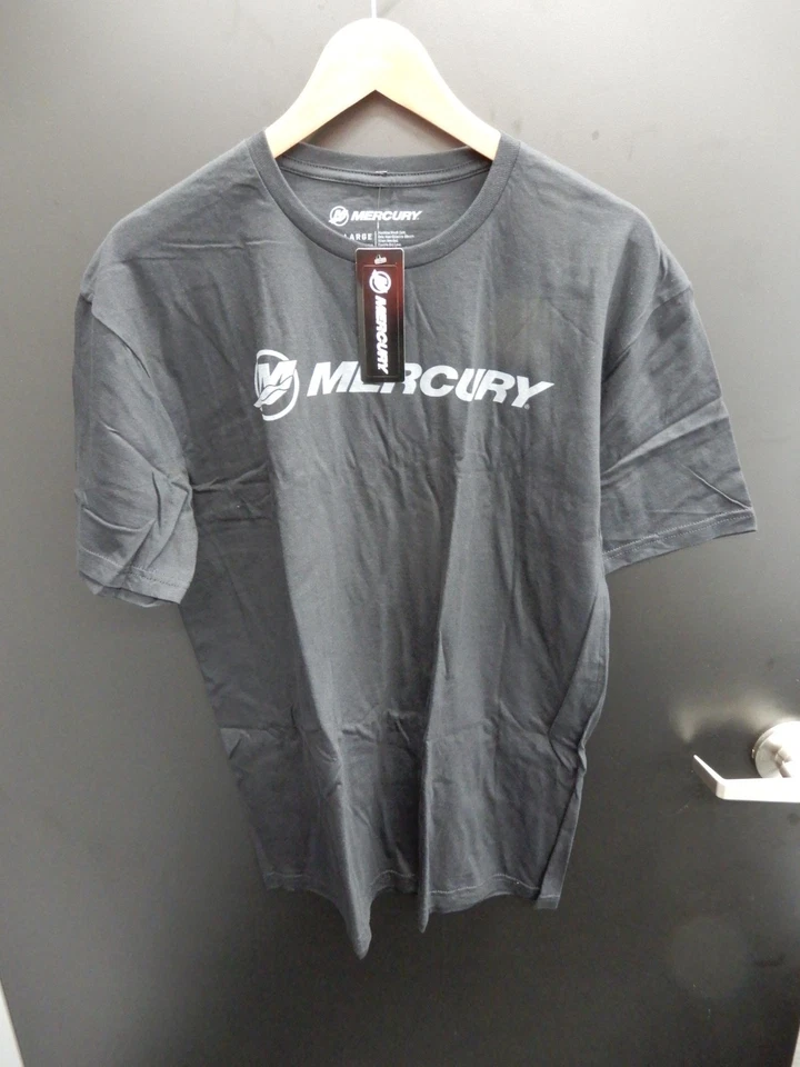 Camiseta Mercury Outboards Logo Clásico NEGRA Grande Foto 1 de 1