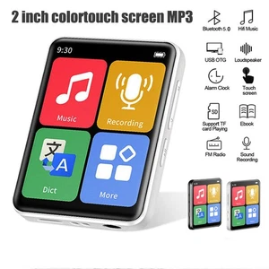 Soporte 128G Reproductor de MP3 Bluetooth HiFi Sonido Sin Pérdidas Grabadora de Música Radio FM - Imagen 1 de 11
