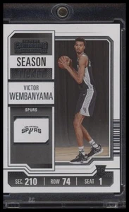 2023-24 Panini Contenders #11 Victor Wembanyama Season Ticket Retail - Picture 1 of 2