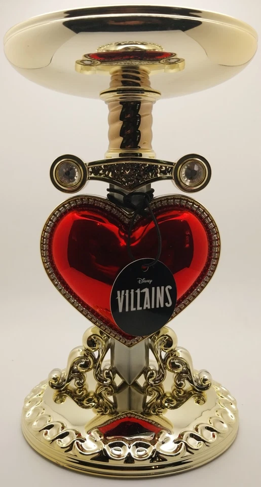 Bath and Body Works Disney VILLIANS Evil Queen Heart Pedestal Candle Holder