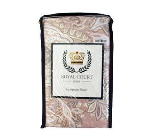 Royal Court Sloane Damask One Euro Sham Blush - Picture 1 of 4