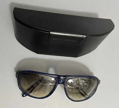 Barton Perreira Men’s Aviator Sunglasses Cobalt Blue Acetate/Pewter - Image 1 of 4