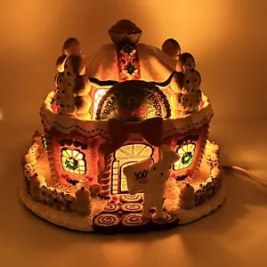 Pillsbury Doughboy Bread Basket Lighted House by Danbury Mint Vtg 1999 Works - Picture 1 of 6