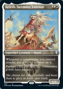 Keleth, Sunmane Familiar x1 1x GRABADO EN LÁMINA Commander Legends casi nuevo como nuevo como nuevo - Imagen 1 de 1