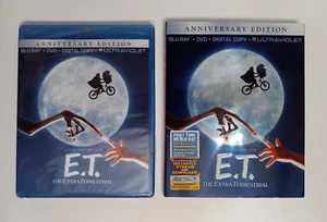 E.T. The Extra-Terrestrial - Anniversary Edition (Blu-ray+DVD, 2012) SEALED - Picture 1 of 2