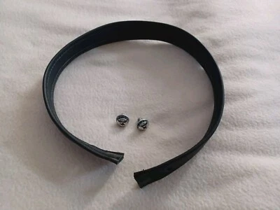 Correa de asiento negra genuina Harley Davidson hebilla OEM 23" pulgadas de largo con tornillos Foto 1 de 4