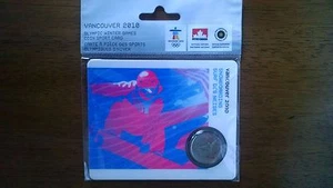 MONETA GIOCHI OLIMPICI INVERNALI 2010 SPORT CARD - Foto 1 di 3