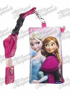 Disney Frozen Key Chain Lanyard ID Holder Detachable Coin Purse Anna Elsa - Picture 1 of 7