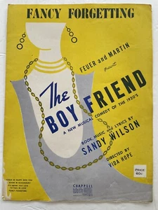 THE BOY FRIEND Broadway Show spartiti COULD BE HAPPY WITH YOU Sandy Wilson - Foto 1 di 3
