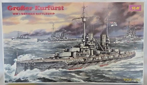 ICMS002 1:350  Grosser KURFURST WWI German Battleship Model - Picture 1 of 13