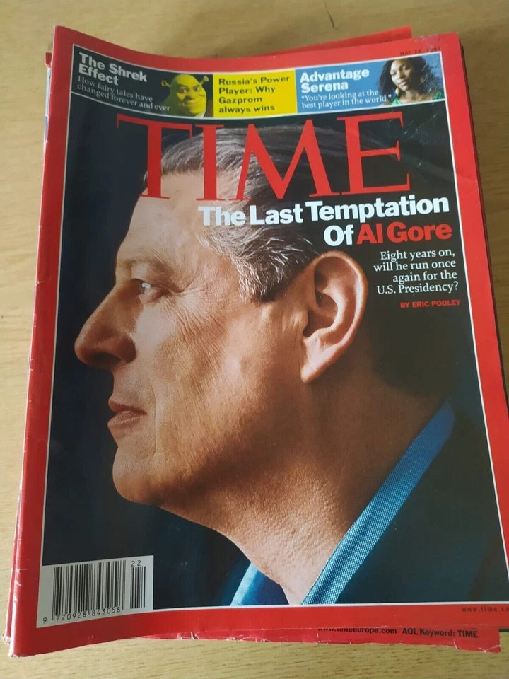 Time Magazine - 28th May 2007, The Last Temptation of Al Gore - B45 - Image 1 of 1