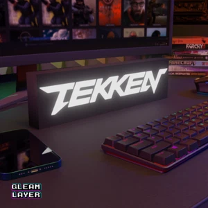 Tekken Led Gaming Lightbox RGB Light Sign - Picture 1 of 10