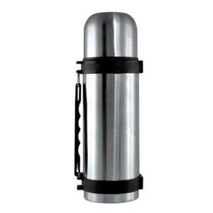 1 Litre Vacuum Flask with Handle Stainless Steel Thermos for Hot & Cold Drinks - Picture 1 of 2