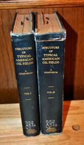 1929 Structure of Typical American Oil Fields A Symposium Volumes I & II HB - Picture 1 of 7