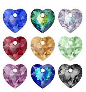 Superior PRIMERO 6432 Heart Cut Kristalle Anhänger * viel Farben - Bild 1 von 31