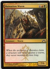 Ruination Wurm *PLAYSET* Magic MtG x4 Gatecrash SP