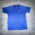 Nike Swim Shirt Men’s Large Gray Dri-Fit UPF40+ Short Sleeve Pullover Aquatic