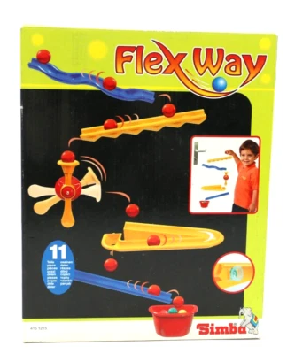 SIMBA Flex Way Kugelbahn mit Saugnapf 11-Teilig Befestigung an der Tür NEU SZ36 - Bild 1 von 4