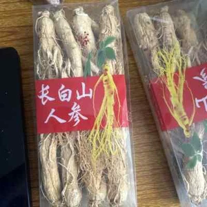 Premium Changbai Mountain Ginseng Whole Root 55g (2-3pcs) 长白山人参 - Picture 1 of 3