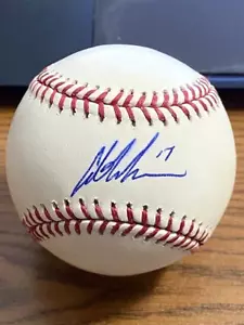 AUSTIN MEADOWS 6 SIGNED AUTOGRAPHED OML BASEBALL! Pirates, Rays, Tigers! - Picture 1 of 2